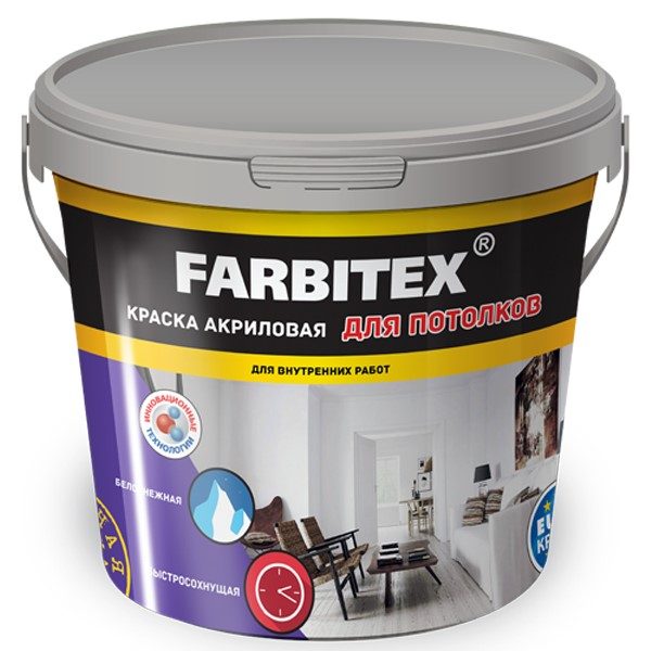 ВДК для потолков 3,0кг FARBITEX