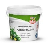 Эмаль акриловая полуглянцевая слоновая кость 0,8кг OLECOLOR