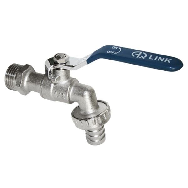 Кран шаровый с носиком 3/4 Ш ручка ECO Aqualink 03966