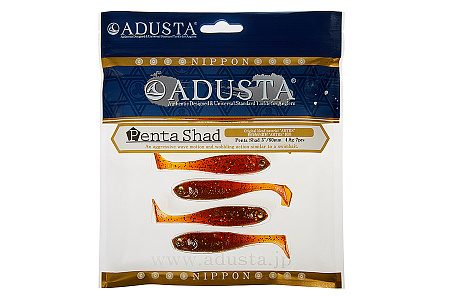 Приманка ADUSTA Penta shad 4" (PS4-108 Hiuo) цена за 1 шт