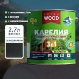 Состав защитно-красящий 3в1 КАРЕЛИЯ EXTRA Скандинавия 2,7л FARBITEX PROFI WOOD EXTRA