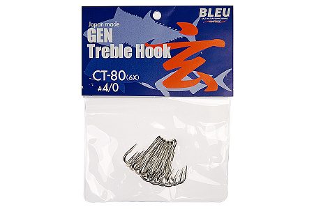Тройники VANFOOK CT-80 #5/0 silver цена за 1 шт
