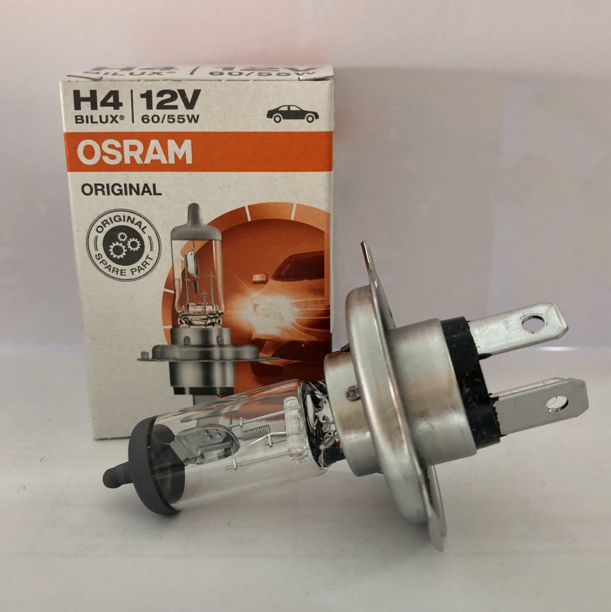 Автолампа Н4 12V 60/55W Р43t OSRAM