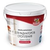 Эмаль акриловая для радиаторов отопления матовая белая 2,5кг OLECOLOR