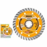 Круг алмазный TURBO 115*2*5*22,2мм INGCO DMD031152