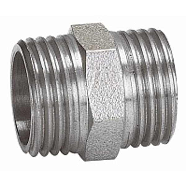 Ниппель (бочонок) 1/2" ш/ш никель