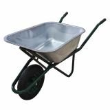 Тачка строительная одноколесная 250кг 100л колесо 4.00-8 Зеленая GROWER TS-100/1