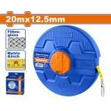 Рулетка геодезическая 20*12,5мм фибергласовая WADFOW WMT2520