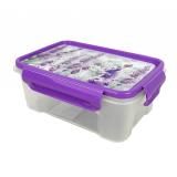 Контейнер пластиковый 0,75л для СВЧ с крышкой Lavender Полимербыт