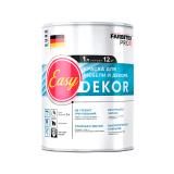 Краска акриловая для мебели и декора белая 1л EasyDekor FARBITEX ПРОФИ