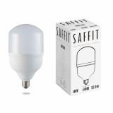 Лампа светодиодная 230В-100Вт E27 Цилиндрическая переходник Е40 6400К Т160 SAFFIT