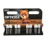 Батарейка алкалиновая LR06 1,5V Basic Alkaline OPTICELL (цена за 1шт) AA