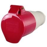 Розетка силовая переносная 224 32А 380В 3P+PE IP44 TDM
