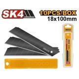 Лезвие 18мм сегментированные 10шт INGCO INDUSTRIAL HKNCB181