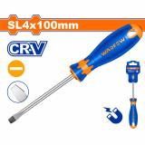Отвертка SL 4*100мм WADFOW WSD1244