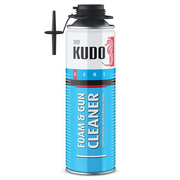 Очиститель монтажной пены 650мл Kudo Home Foam&Gun Cleaner