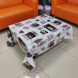 Клеенка ПВХ тканевая основа 1,37*20м Кофемолка Ravira Baizheng