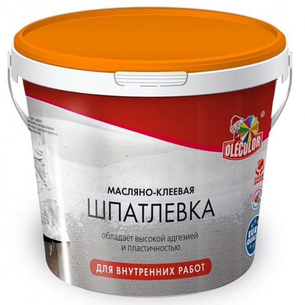 Шпатлевка масляно-клеевая 1,8кг OLECOLOR (Фарбен)