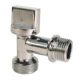 Кран для стиральной машины шаровый 1/2*3/4 ШШ Aqualink