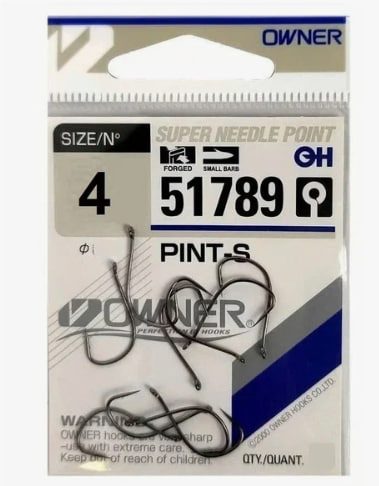 Крючок Pint-S №4 OWNER (цена за уп 10шт)