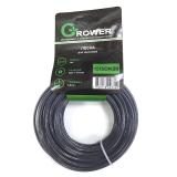 Леска для триммера д3,0мм*15м КРУГ С ЖИЛОЙ GROWER