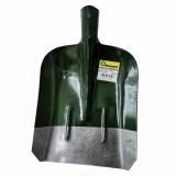 Лопата совковая из рельсовой стали закругленная 900гр зеленая Grower BZ-115680B