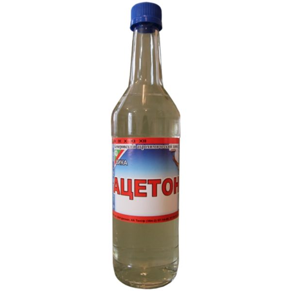 Ацетон 0,5л стекло Вика