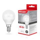 Лампа светодиодная 230В-11,5Вт E14 Шар 6500К Rexant