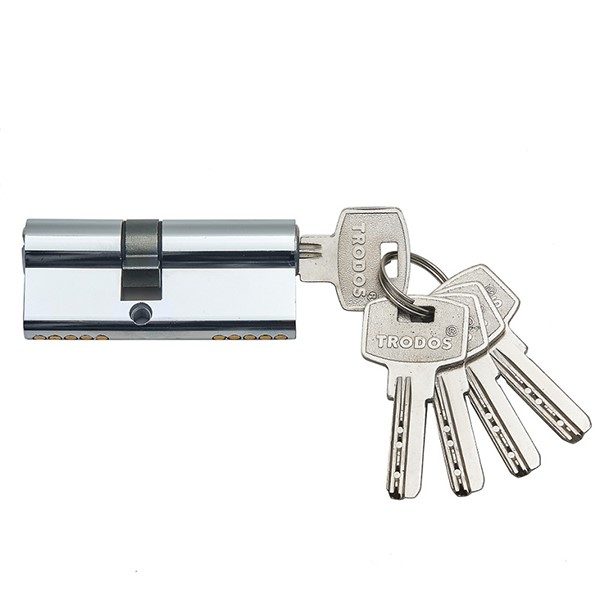 Цилиндровый механизм ЦАМ ЦМ 70mm (25+10+35) CP хром 5кл (профильный ключ) 208107