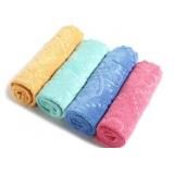 Набор салфеток из микрофибры 30*30см микс 4шт Baizheng BZ02-0030