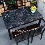 Клеенка силиконовая 0,8*20м 0,6мм Мрамор черный Baizheng