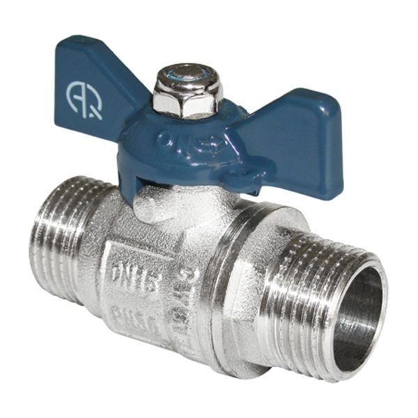 Кран шаровый 1/2" ШШ бабочка Aqualink 2336