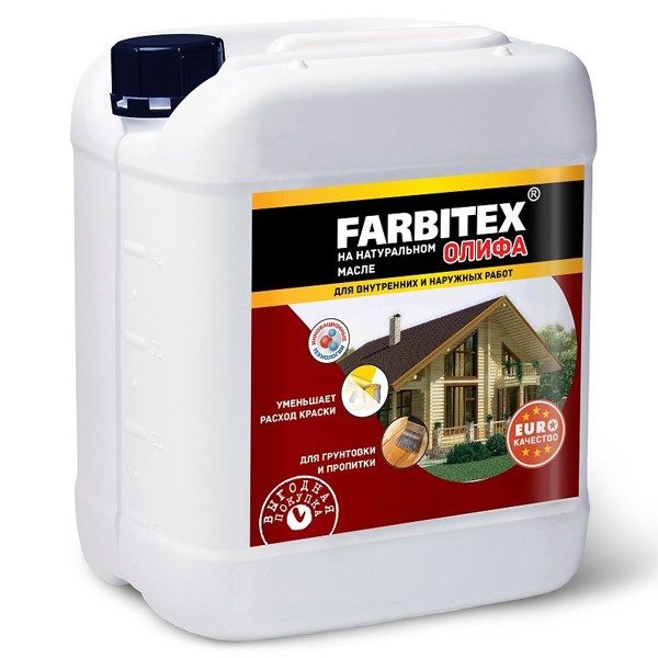 Олифа (канистра) 5,0л FARBITEX Ф9009000