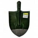 Лопата штыковая из рельсовой стали копальная 900гр зеленая Grower BZ-115630B