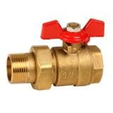 Кран шаровый 1" американка STT New