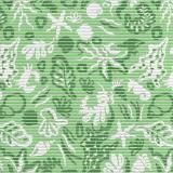 Коврик для ванной ПВХ 0,65*15м Зеленые кораллы V37-green