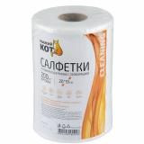 Салфетки вискоза с перфорацией 200шт 20*19см Рыжий Кот