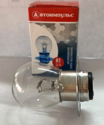 Автолампа R1 24V 60/40W P42d (фарная) Автоимпульс, фото 1
