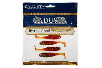 Приманка ADUSTA Penta shad 4" (PS4-108 Hiuo) цена за 1 шт