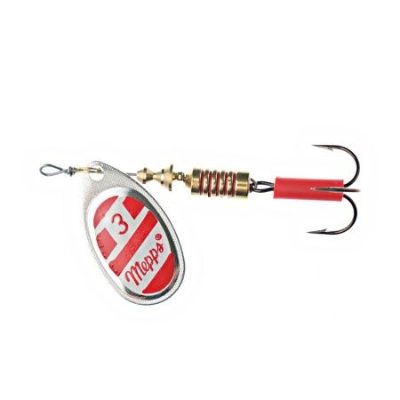 Блесна Mepps AGLIA BLANC ROUGE AG №3 НТ+R