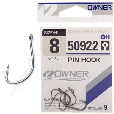 Крючок Owner Pin Hook #50922 №12 (цена за упаковку)