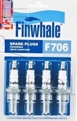 Свеча зажигания "Finwhale" (к-т 4шт.) на дв.706