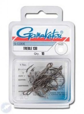 Крючок тройник №10 Gamakatsu TREBLE 13 (цена за 1шт)