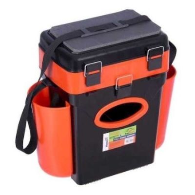 Ящик зимний Helios "FishBox" 10л оранжевый (Тонар)