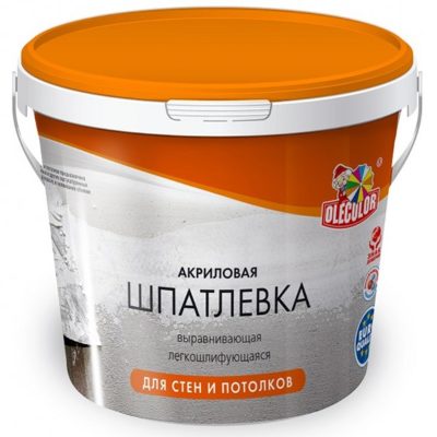 Шпатлевка акриловая для стен и потолков 3,5кг OLECOLOR (Фарбен)