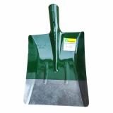 Лопата совковая из рельсовой стали квадратная 900гр зеленая Grower BZ-115620B