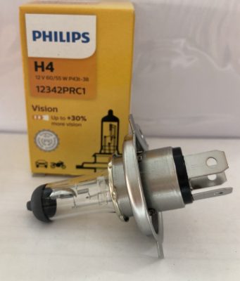 Автолампа Н4 12V 60/55W Р43t (38) PREMIUM PHILIPS